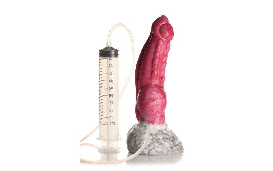 XR Brands Creature Cocks Resurrector Phoenix Squirting Fantasy Dildo with Fluid System - - Realistic Dildos