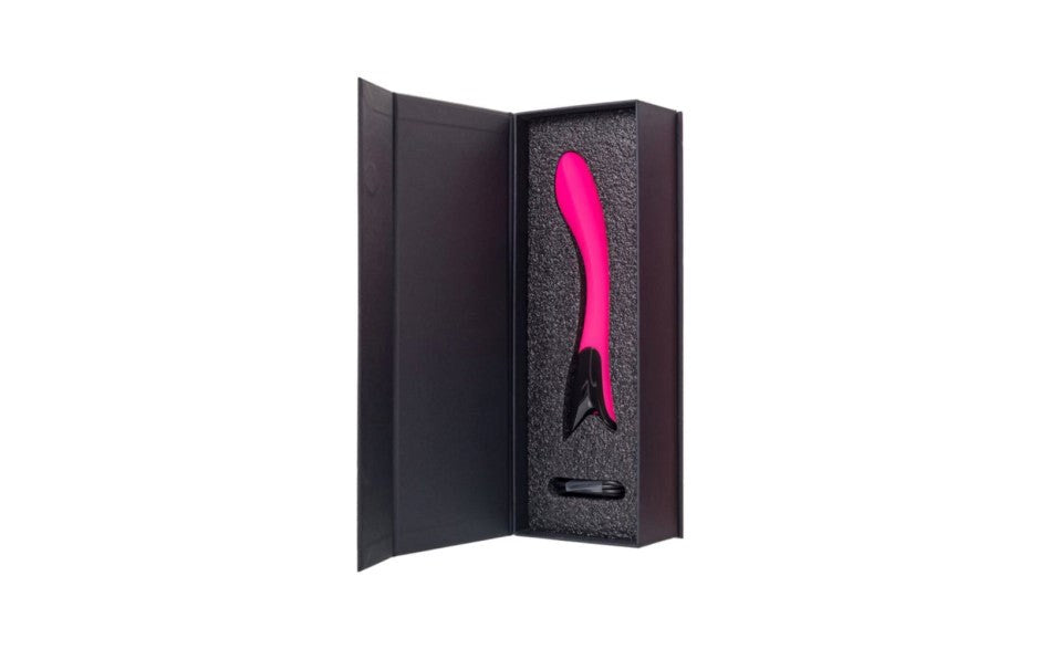 eroTEQ Mecawn 10 Mode Slimline G Spot Vibrator Pink LCD Display - - G-Spot Vibrators