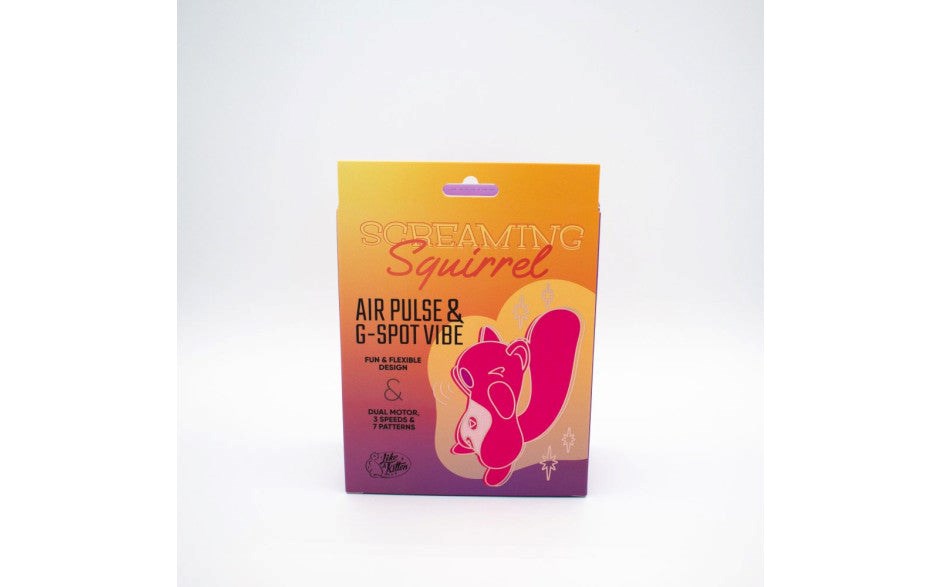 Natalies Toy Box Screaming Squirrel Air Pulse & G Spot Vibrator Dual Motor - - Clit Ticklers and Pulsators