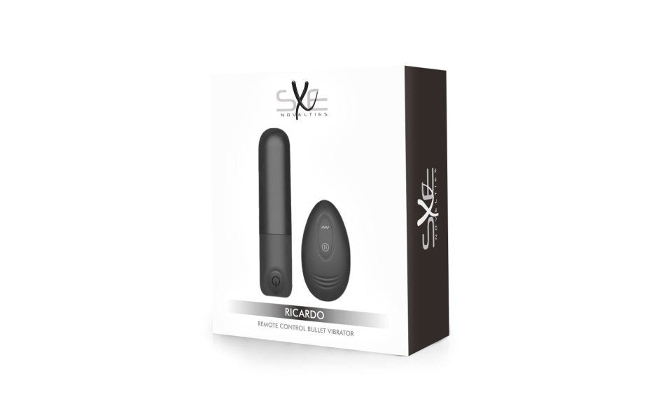 SXE Ricardo 10 Function Remote Control Bullet Vibrator Wireless Clitoral - - Bullet Vibrators