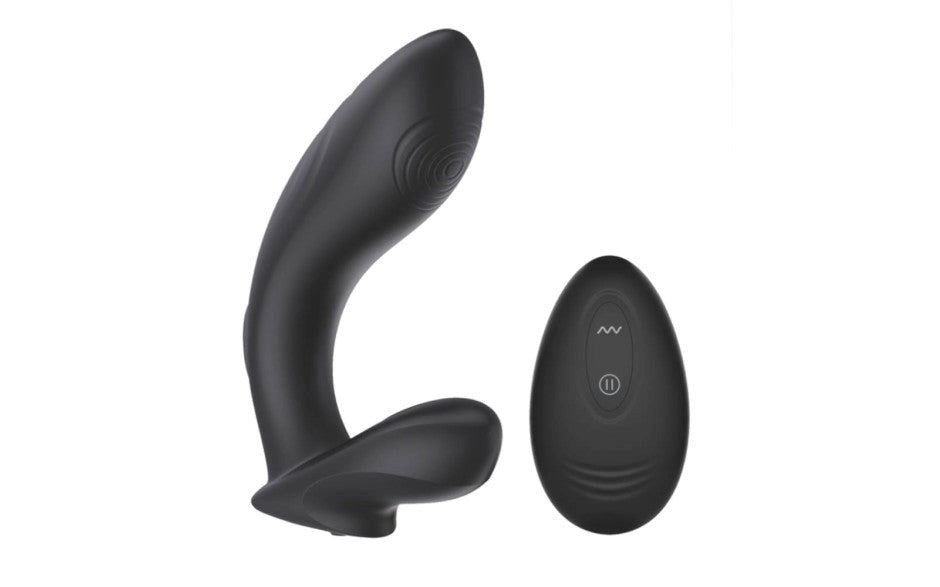SXE Roger Remote Control Vibrating & Slapping Prostate Massager with Dual Motors - - Prostate Toys