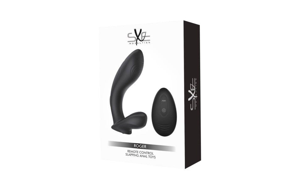 SXE Roger Remote Control Vibrating & Slapping Prostate Massager with Dual Motors - - Prostate Toys