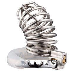 BDStyle Beginner Cage Adjustable Metal Bird Cock Cage - - Male Chastity