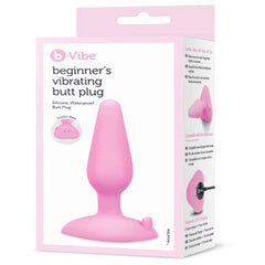 B-Vibe Beginners Silicone Vibrating Butt Plug - - Butt Plugs