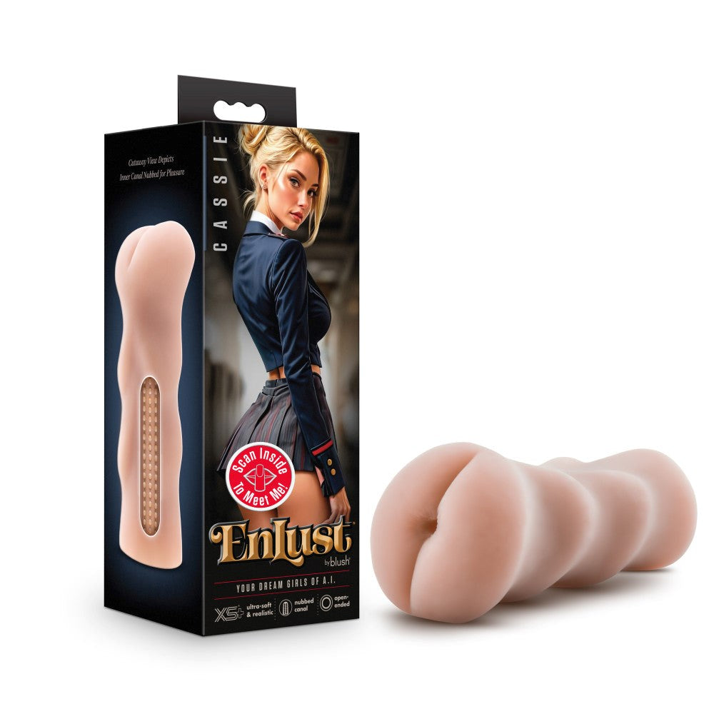 Blush Novelties EnLust Cassie Realistic Ass Stroker Advanced Material - - Masturbators and Strokers