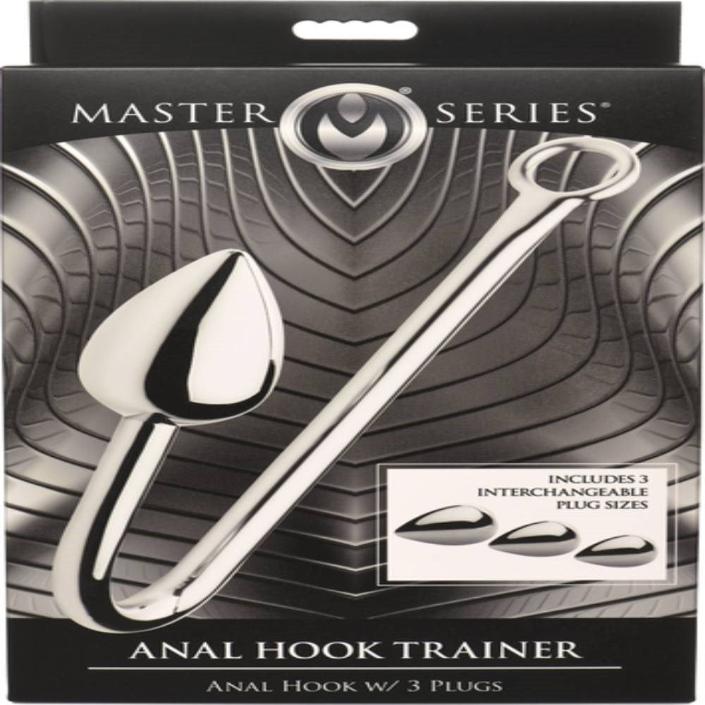 Master Series Anal Hook Trainer Anal Hook With 3 Plugs - - Butt Plugs