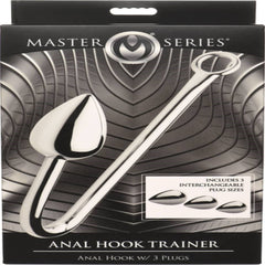 Master Series Anal Hook Trainer Anal Hook With 3 Plugs - - Butt Plugs