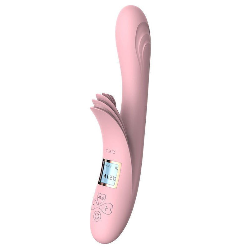 BDStyle Lilo 41.2 Heating 10 Functions Rabbit Vibrator with LCD Display - - Rabbit Vibrators