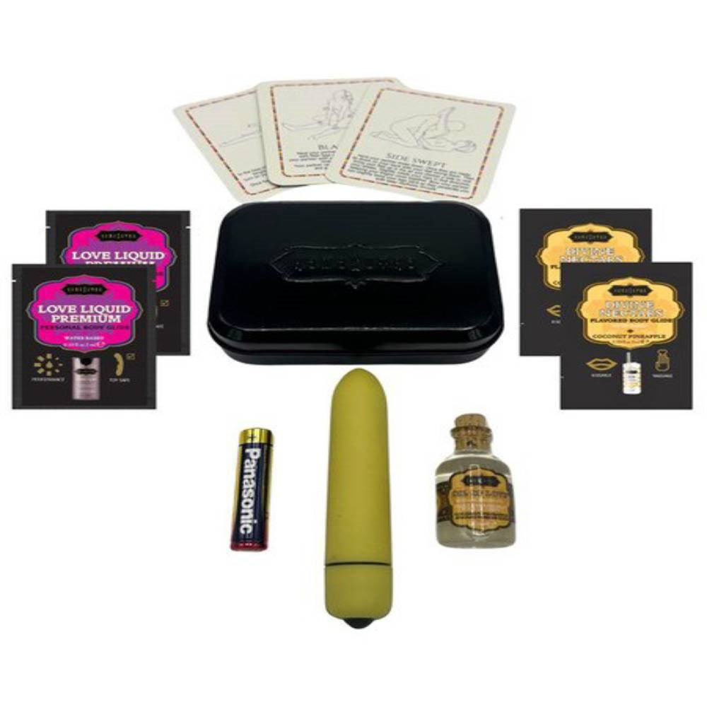 Kama Sutra Weekender Vibrator and Massage Oils Kit Complete Set - - Sex Kits