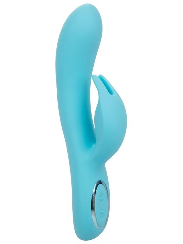 California Exotics Azure Collection Bunny G Spot Rabbit Vibrator Dual Motor - - Rabbit Vibrators