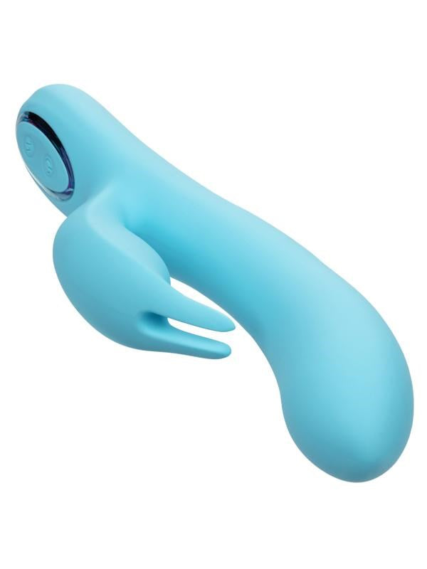 California Exotics Azure Collection Bunny G Spot Rabbit Vibrator Dual Motor - - Rabbit Vibrators