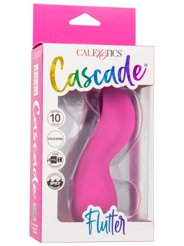 California Exotics Cascade Flutter 10 Functions Clitoral Vibrator with Memory - - Personal Massagers