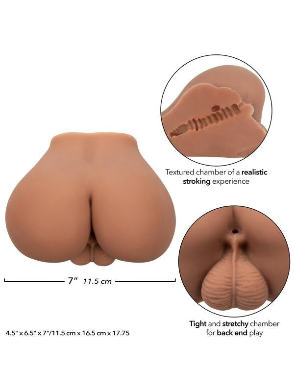 California Exotics Cheap Thrills The Mechanic Ass Stroker with Lifelike Balls - - Realistic Butts And Vaginas