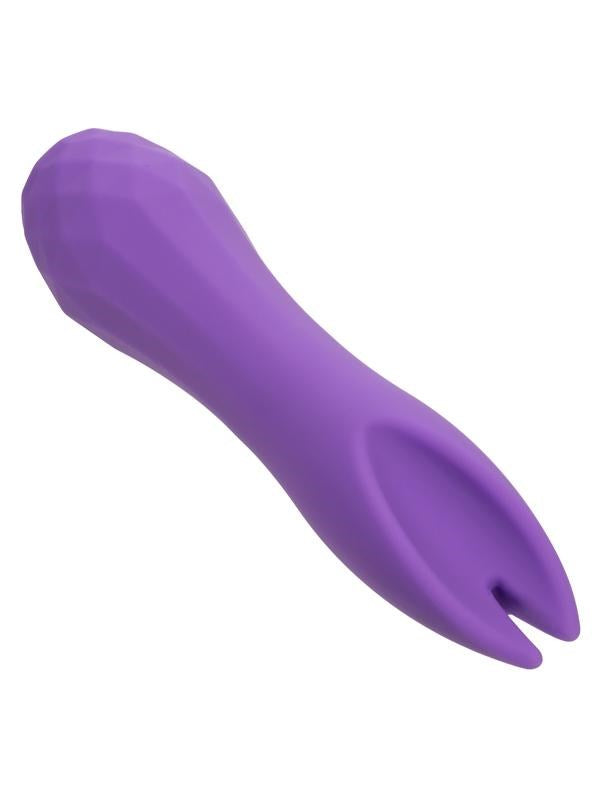 California Exotics Gia Dual Flicker Silicone Vibrator with Dual Stimulation - - Personal Massagers