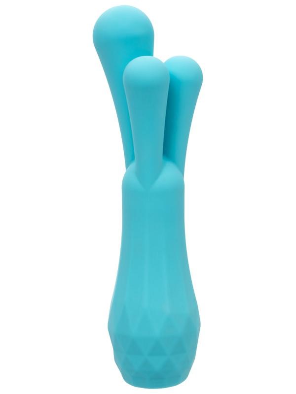 California Exotics Gia Triple Teaser Rechargeable Personal Vibrator 12 Modes - - Personal Massagers