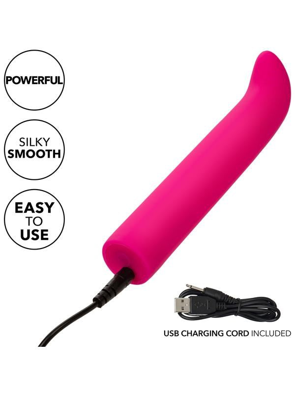 California Exotics Rechargeable Classic Chic Standard G Spot Massager Pink - - G-Spot Vibrators