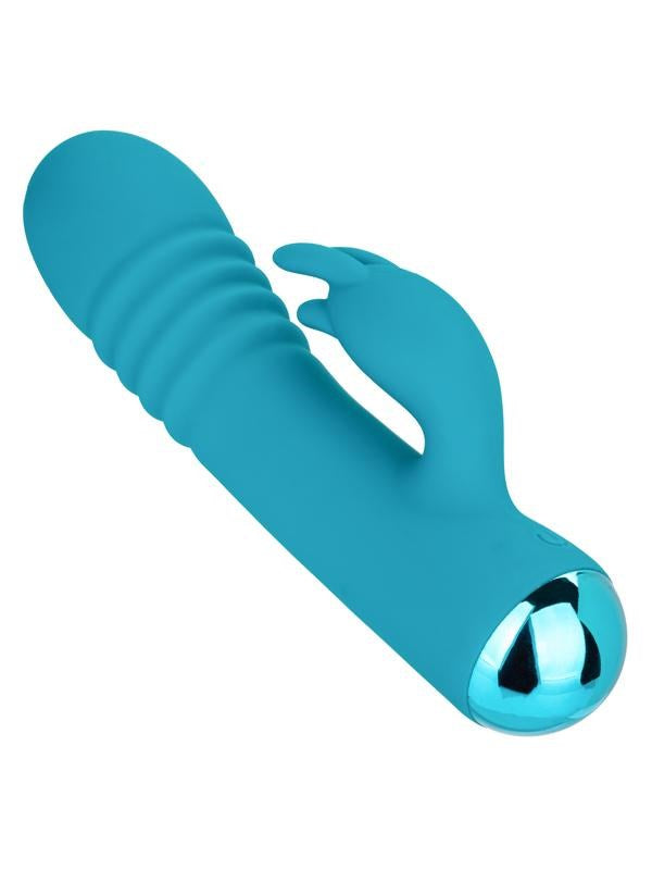 California Exotics Thicc Chubby Thrusting Tickler Rabbit Vibrator - - Rabbit Vibrators
