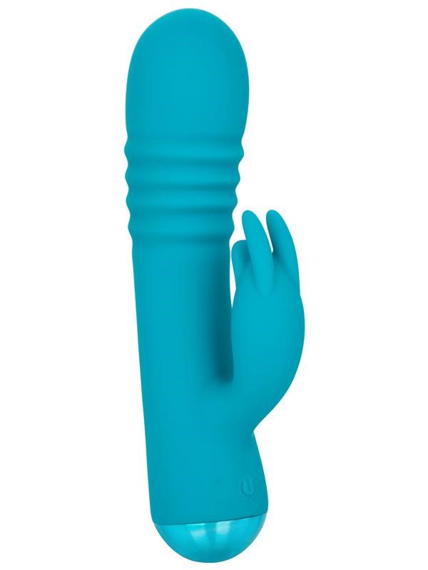 California Exotics Thicc Chubby Thrusting Tickler Rabbit Vibrator - - Rabbit Vibrators