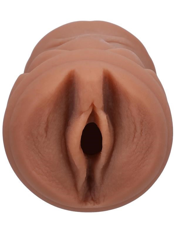 Doc Johnson Signature Strokers Alexis Tae Realistic Pocket Pussy Stroker Caramel - - Masturbators and Strokers