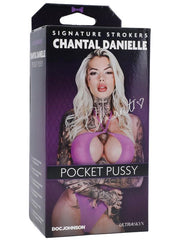 Doc Johnson Signature Strokers Chantal Danielle ULTRASKYN Pocket Pussy Stroker Vanilla - - Masturbators and Strokers
