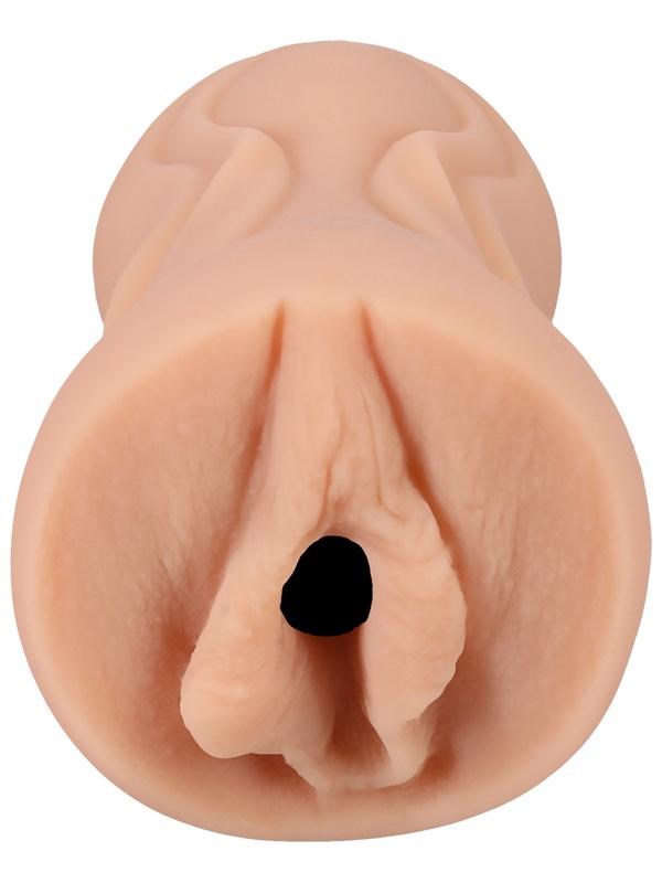 Doc Johnson Signature Strokers Nicole Doshi ULTRASKYN Pocket Pussy Male Masturbator Vanilla - - Masturbators and Strokers