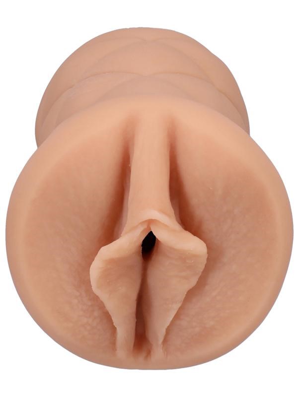 Doc Johnson Signature Strokers Stella Barey ULTRASKYN Pocket Pussy Masturbator Vanilla - - Masturbators and Strokers