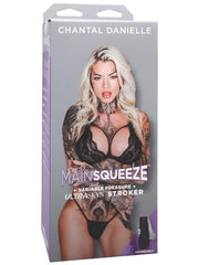 Main Squeeze Chantal Danielle Uniquely Textured ULTRASKYN Masturbator Vanilla - - Masturbators and Strokers