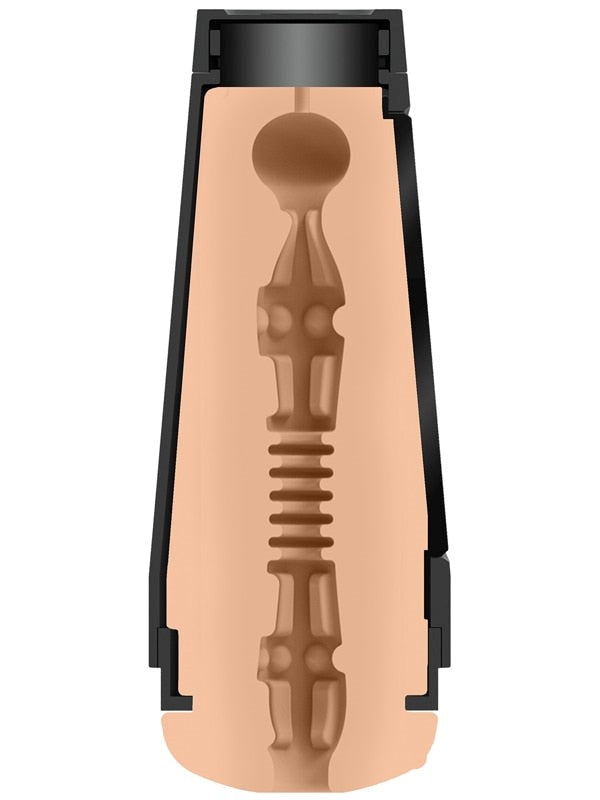 Main Squeeze Nicole Doshi Realistic Pussy Stroker Vanilla - - Masturbators and Strokers