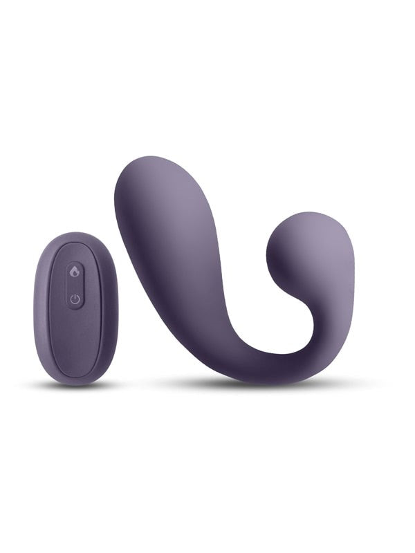 NS Novelties Secrets Maple Clitoral & G Spot Vibrator Gray Dual Motor - - G-Spot Vibrators