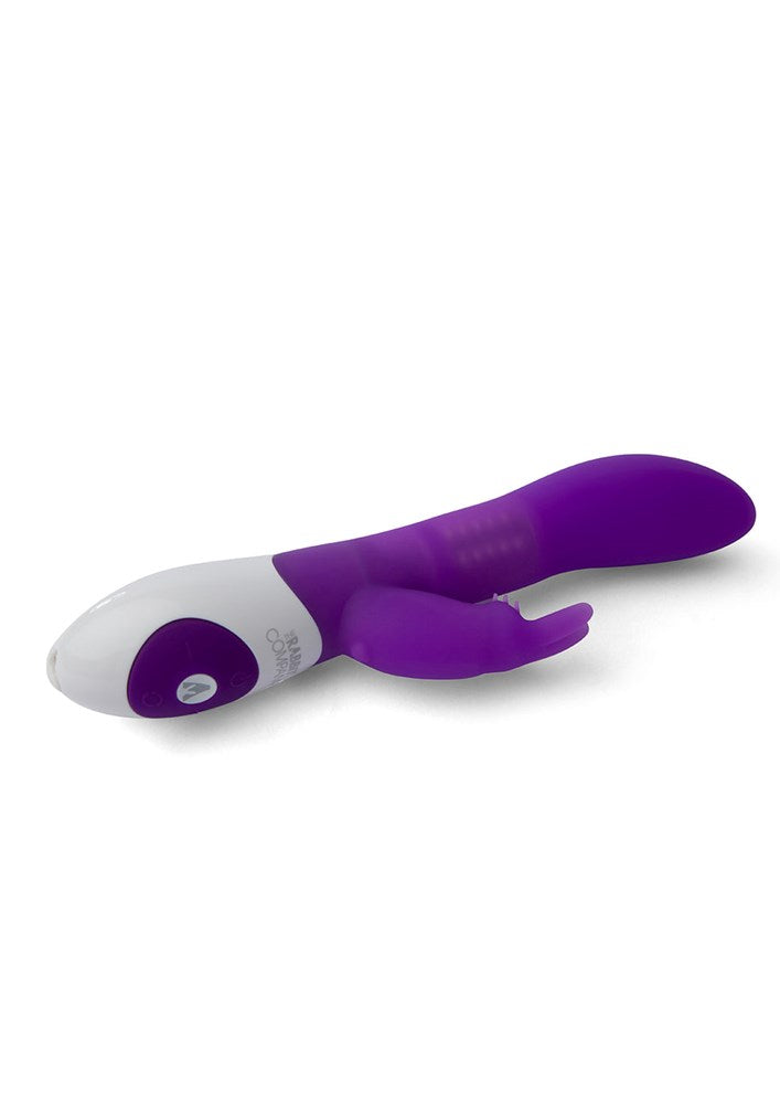 Xgen Products The Rabbit Company Beaded USB Rechargeable Rabbit Vibrator Purple - - Rabbit Vibrators