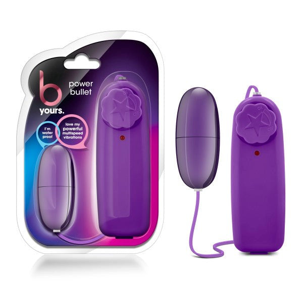 Blush Novelties B Yours 5.3 cm Multi Speed Power Bullet Vibrator Variable Speed - - Bullet Vibrators