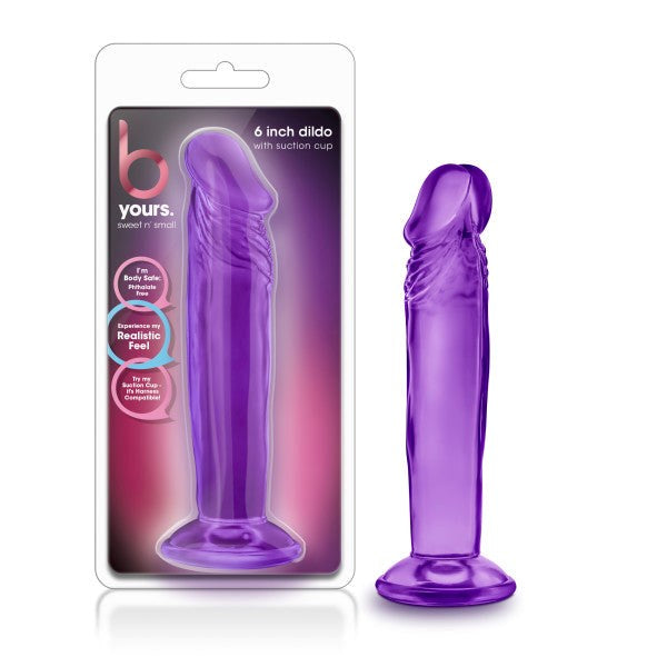Blush Novelties B Yours Sweet n Small 15.2 cm Realistic Dong with Suction Cup - - Realistic Dildos