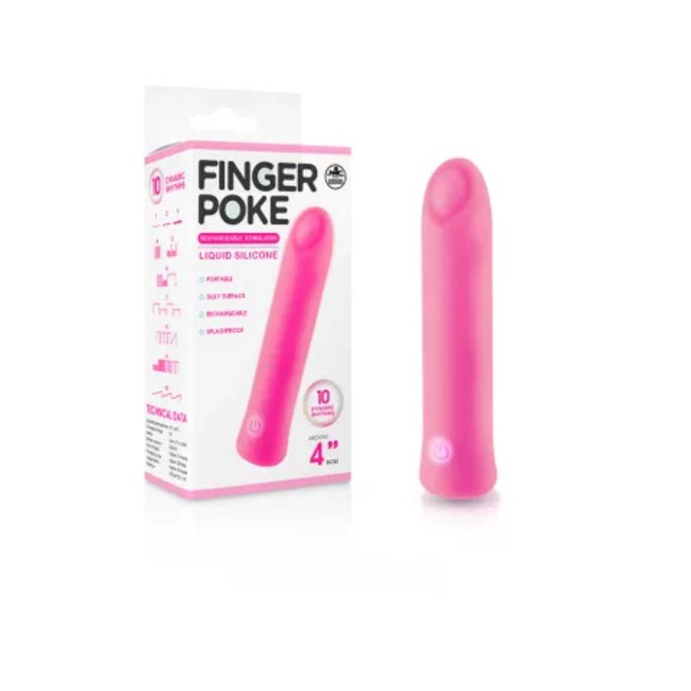 Excellent Power Finger Poke 10 cm USB Rechargeable Vibrating Bullet - - Bullet Vibrators