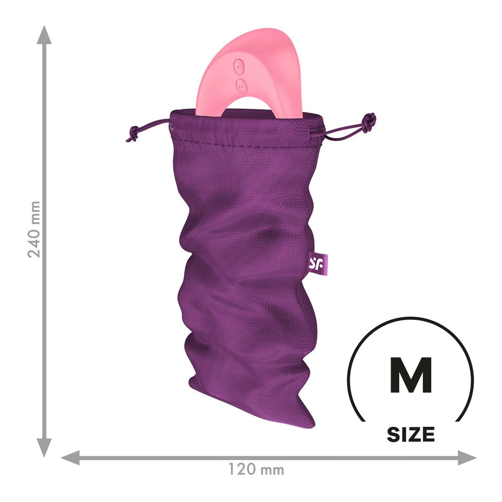 Satisfyer Treasure Sex Toy Storage Bag Violet - - Vibrator Accessories