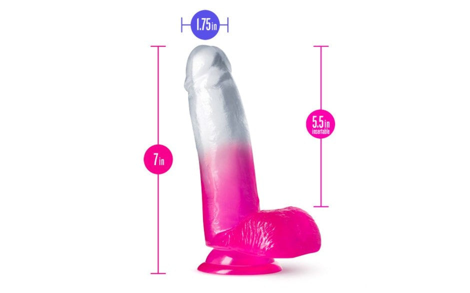 Blush Novelties B Yours Sugar Magnolia 7 Inch Realistic Dildo With Suction Cup - - Realistic Dildos