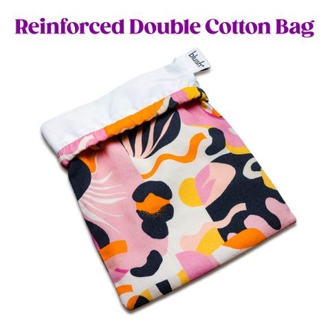 Blush Novelties The Collection Burst Cotton Toy Storage Bag - - Vibrator Accessories