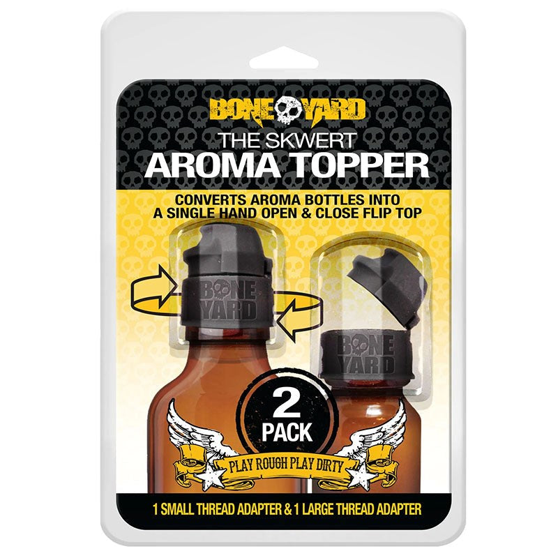 C1R Releasing Boneyard The Skwert Aroma Topper 2 Pack with Dual Size Adapters - - Party Gifts and Novelties