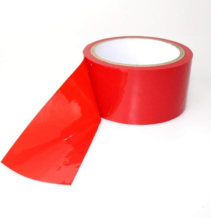 Creative Conceptions Sex Ties & Bondage Tape Red Self Adhesive Restraint - - Cuffs And Restraints