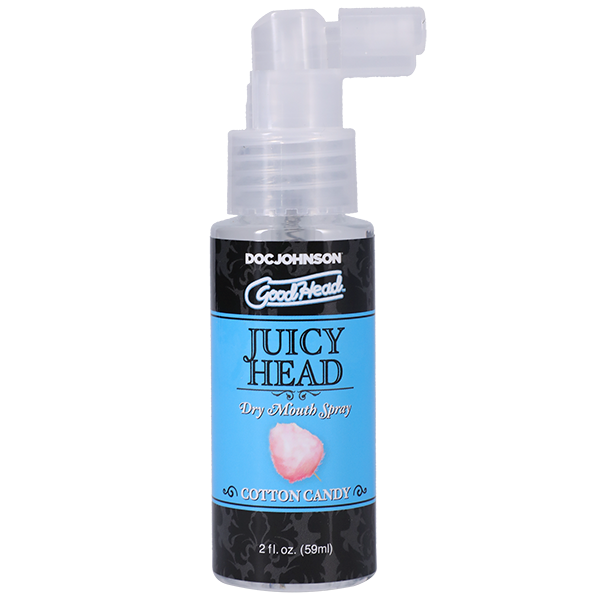 Doc Johnson GoodHead Cotton Candy Flavoured Wet Head Dry Mouth Spray 59ml - - Delay and Excite Sprays