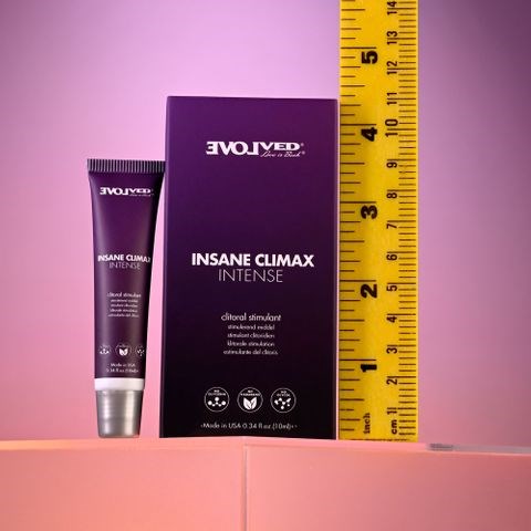Evolved Insane Climax Intense Clitoral Stimulation Gel 10ml Oil Based Formula - - Massage Oils and Lubricants
