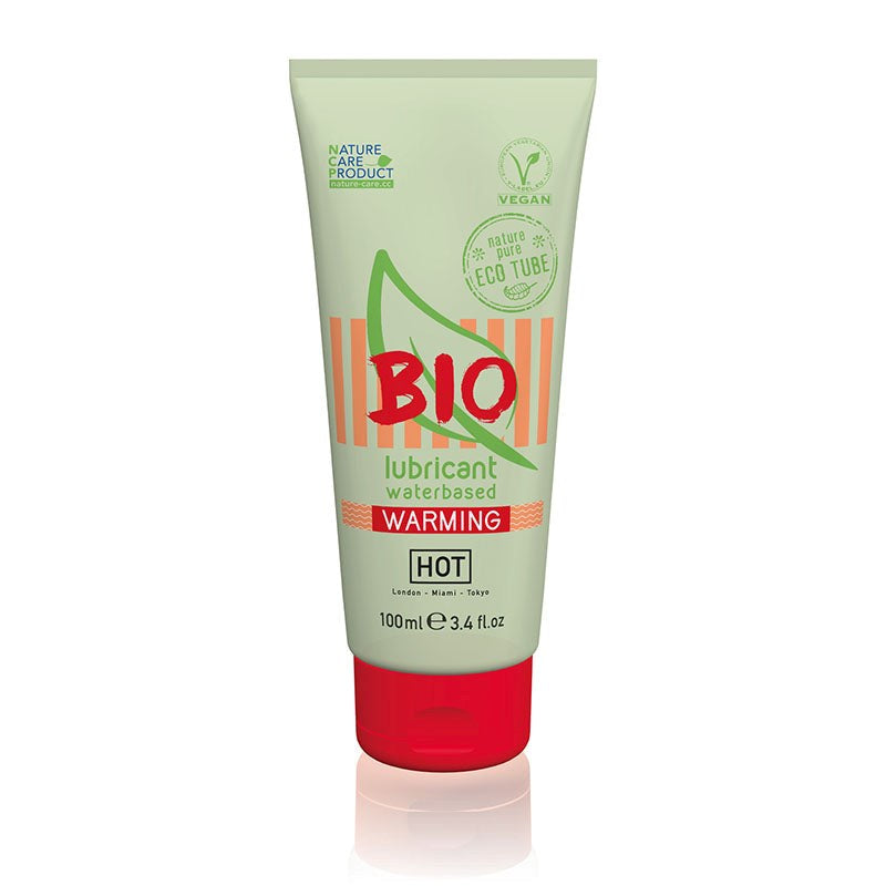Hot Ero HOT BIO Warming Water Based Lubricant 100ml Organic - - Water Based Lubes