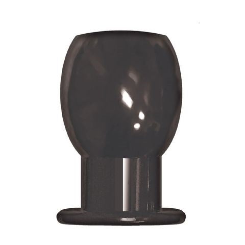 Icon Brands The 9s Port Hole Hollow Butt Plug Black with Tunnel Design - - Butt Plugs