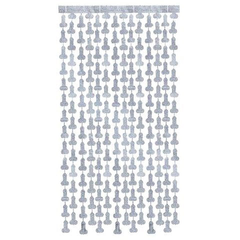 Little Genie Glitterati Penis Party Disco Metallic Curtain - - Party Gifts and Novelties