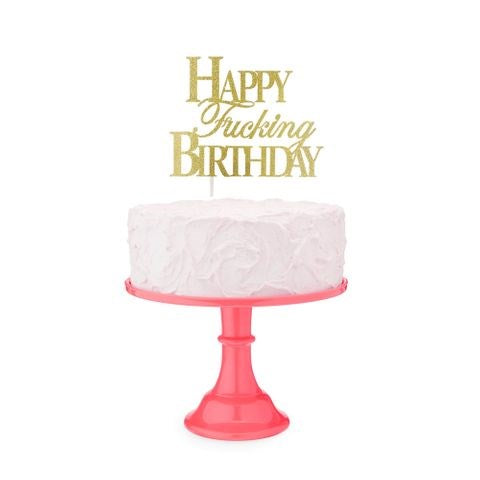 Little Genie Happy Fucking Birthday Novelty Cake Topper - - Party Gifts and Novelties