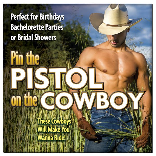 Little Genie Pin The Pistol On The Cowboy Hens Party Game Adult Party - - Sex Games, Coupons and Tricks