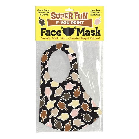 Little Genie Super Fun FU Finger Novelty Face Mask - - Masks And Blindfolds