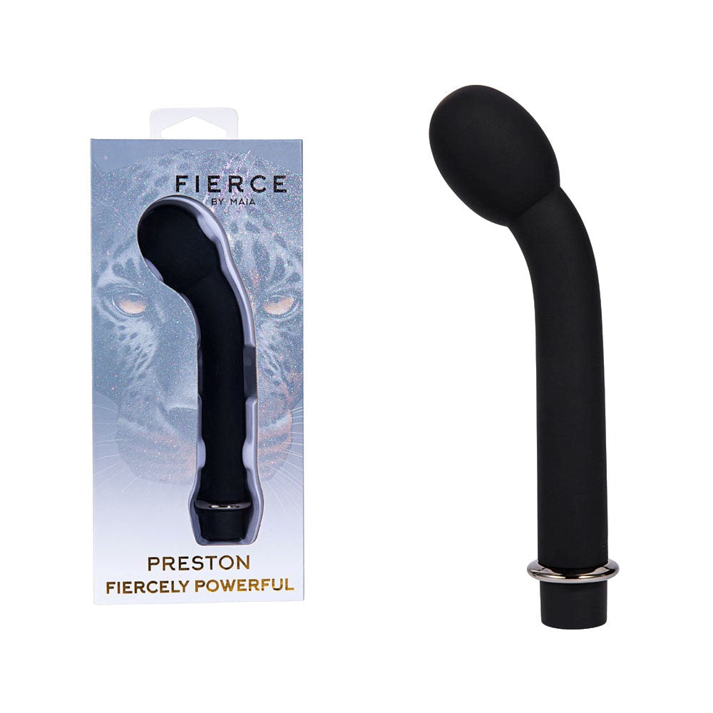 Maia Toys Maia PRESTON USB Rechargeable G Spot Vibrator Black Premium Design - - G-Spot Vibrators