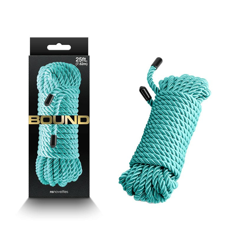 NS Novelties Bound BDSM Play Bondage Rope 25 Foot Premium Polyester - - Cuffs And Restraints