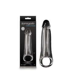 NS Novelties Renegade Fantasy Extension Small Penis Extension Sleeve Clear - - Penis Sleeves and Extenders
