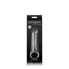 NS Novelties Renegade Fantasy Extension Small Penis Extension Sleeve Clear - - Penis Sleeves and Extenders